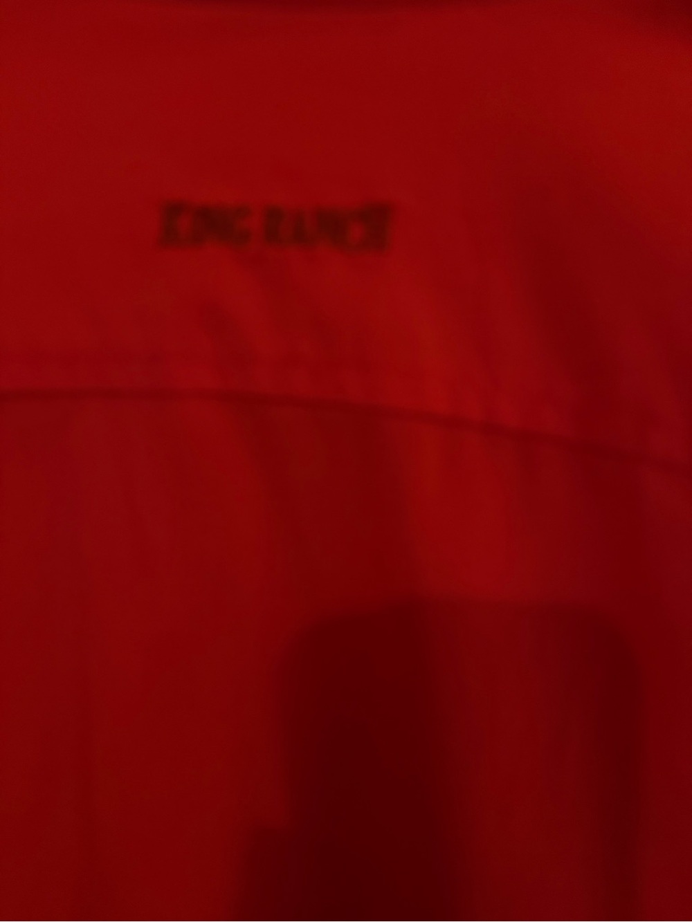 King Ranch Running W Red Performance Shirt - Picture 5 of 6